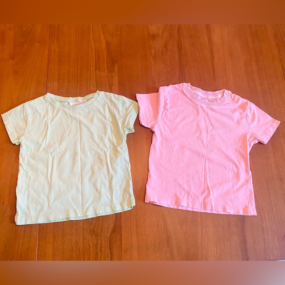 Zara Girls 2 Neon Tees - 2-3T